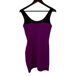 Express Vibrant Purple Mini Cocktail Dress Woman's Size Small